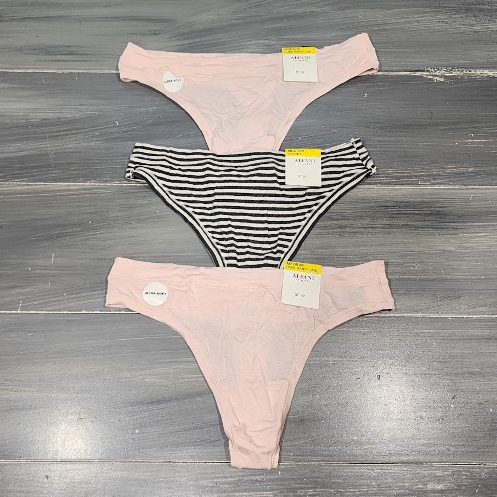 Alfani‎ Intimates Thong Panties Underwear Ultra Soft Size Medium